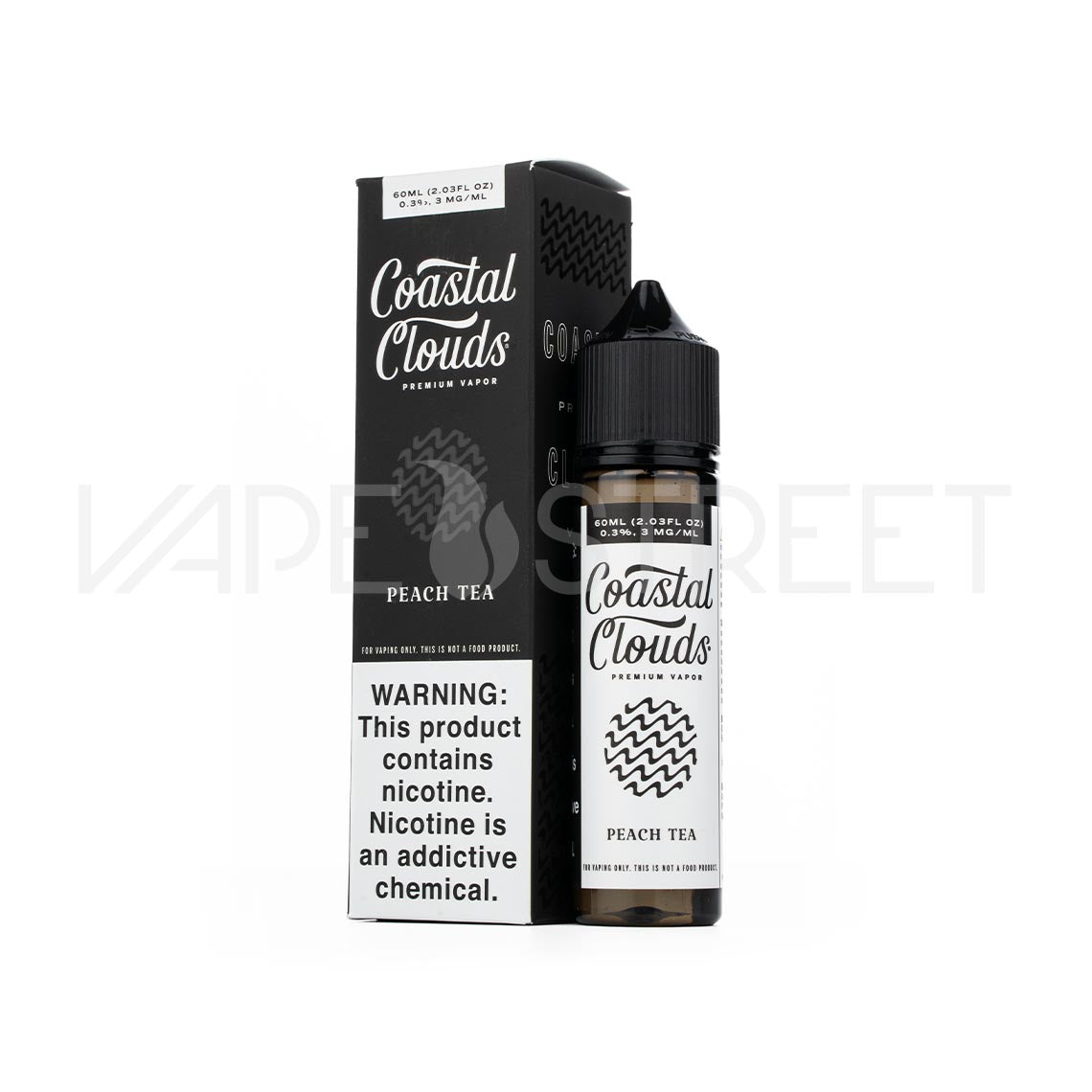 Coastal-Clouds-Peach-Tea Coastal Clouds Peach Tea 60mL Vape Street