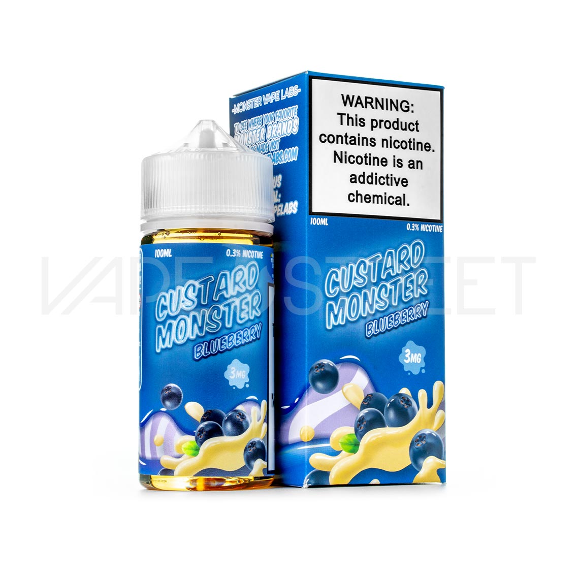 Custard-Monster-Blueberry Custard Monster Blueberry 100ml Vape Juice