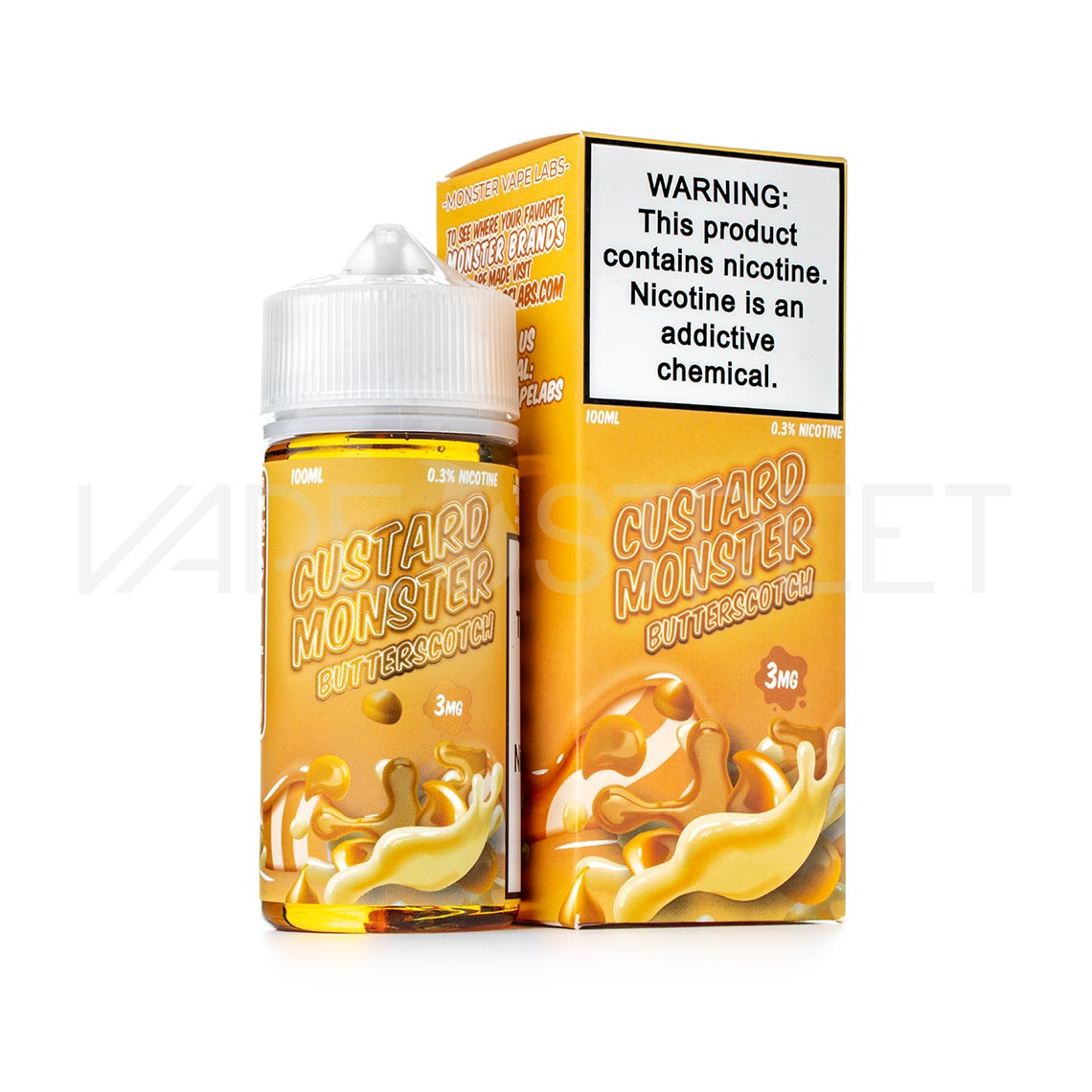 Custard-Monster-Butterscotch Custard Monster Butterscotch 100ml Vape Juice