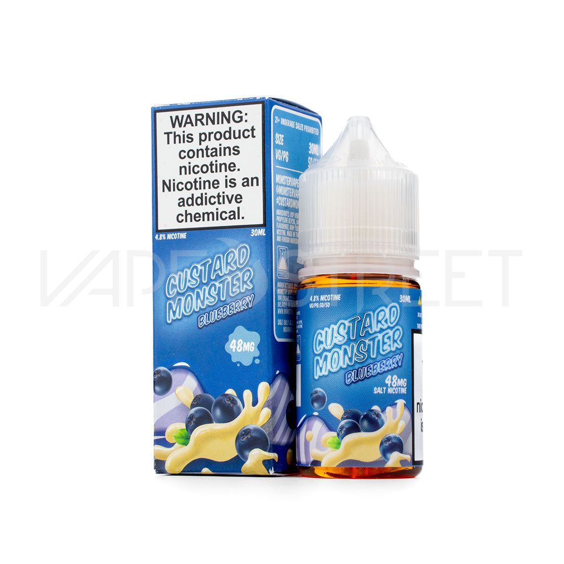 Custard-Monster-Salt-Blueberry Custard Monster Salt Blueberry 30ml