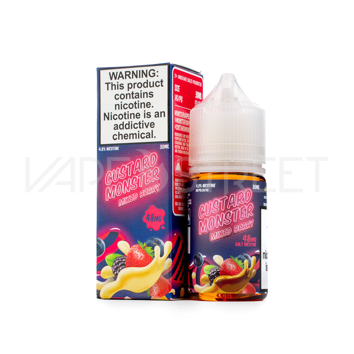 Custard-Monster-Salt-Mixed-Berry Custard Monster Salt Mixed Berry 30ml
