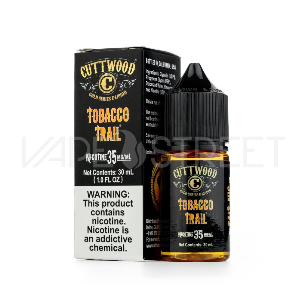 Cuttwood-30ml-Tobacco-Trail Cuttwood Salt Tobacco Trail 30mL Vape Juice