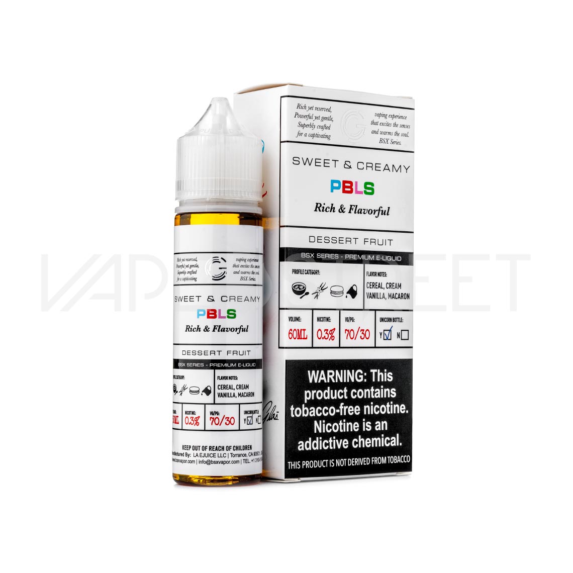 Glas-BSX-Series-PBLS Glas BSX Series TFN PBLS 60mL Vape Juice