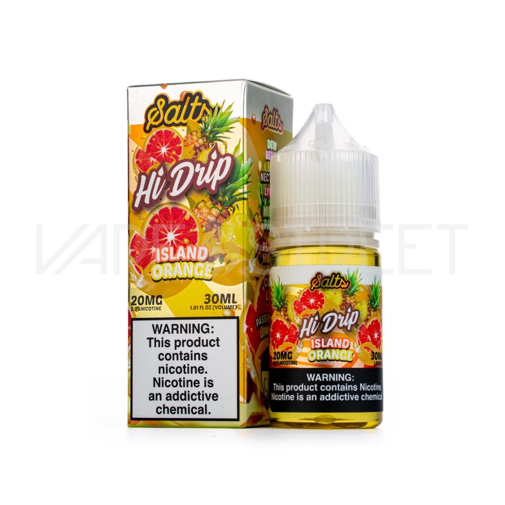 Hi-Drip-Salts-Island-Orange-1 Hi-Drip Salts Island Orange 30mL Vape Juice