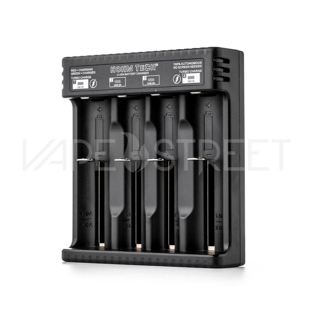 Hohm Tech School Battery Charger 4 Slots
