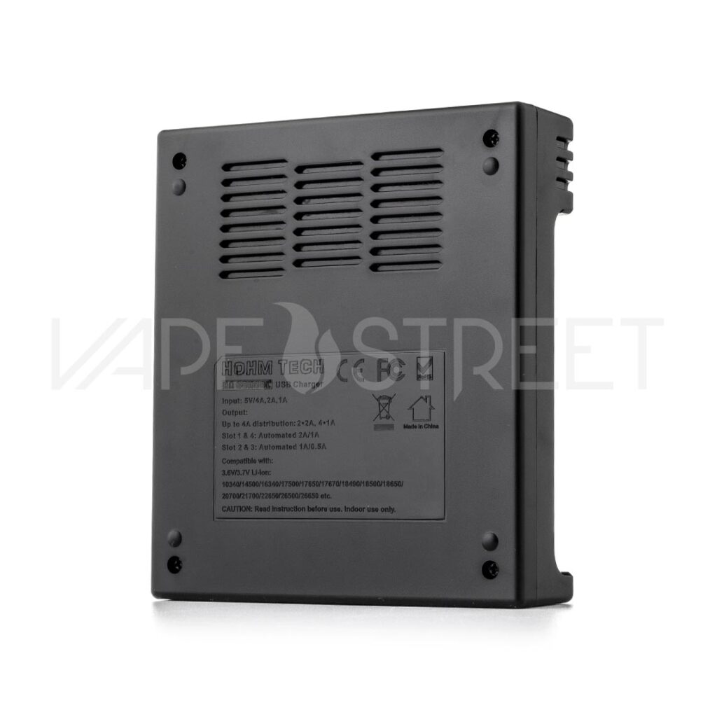 Hohm Tech School 4A Battery Charger Back