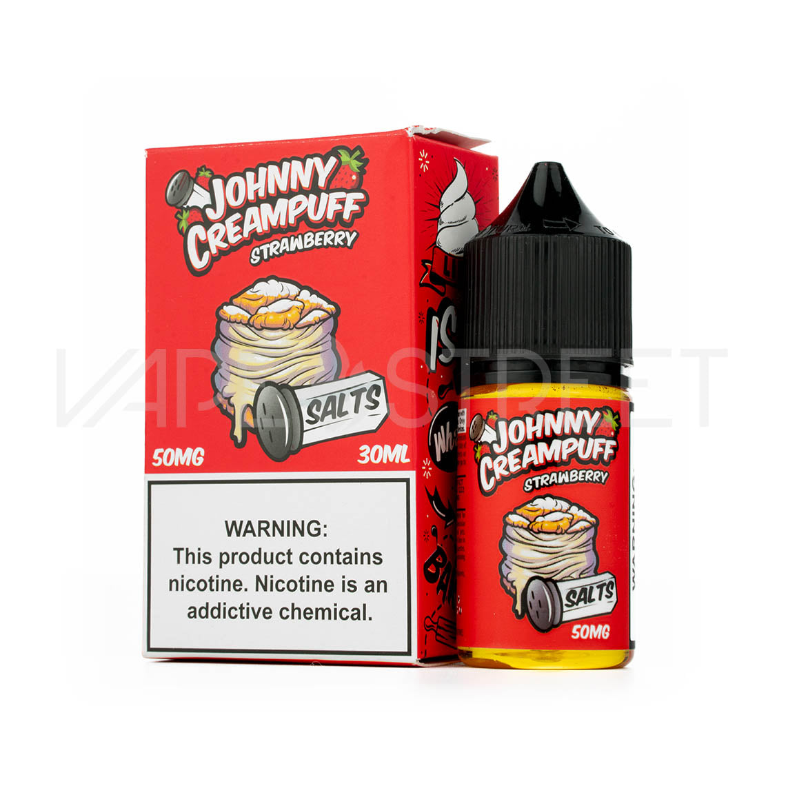 Johnny-Creampuff-Salt-Strawberry Johnny Creampuff Salt Strawberry 30ml