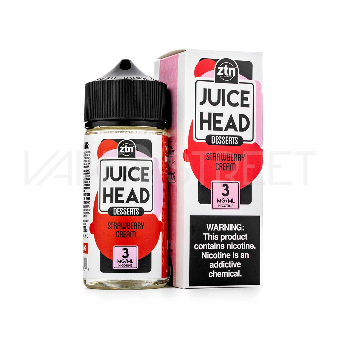 Juice-Head-Desserts-Strawberry-Cream Juice Head Desserts Strawberry Cream 100ml