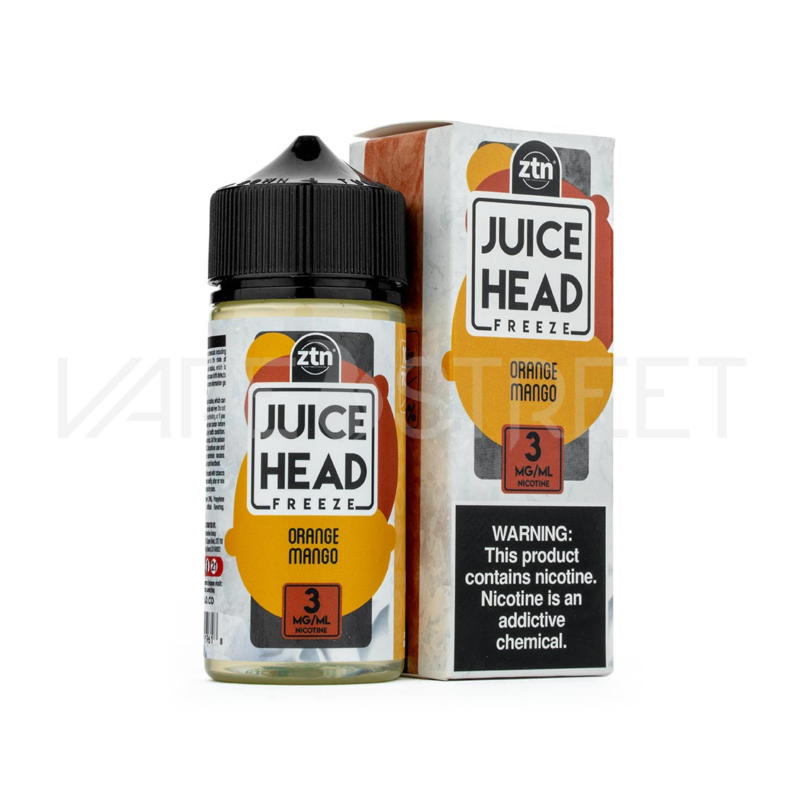 Juice-Head-Freeze-Orange-Mango Juice Head ZTN Freeze Orange Mango 100mL Vape Juice