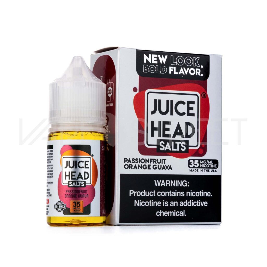 Juice Head Salts Passionfruit Orange Guava 30mL Vape Juice