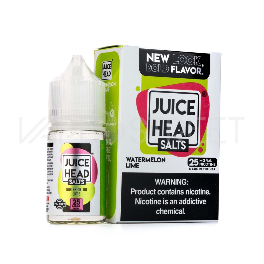 Juice-Head-Salts-Watermelon-Lime Juice Head Salts Watermelon Lime 30mL Vape Juice