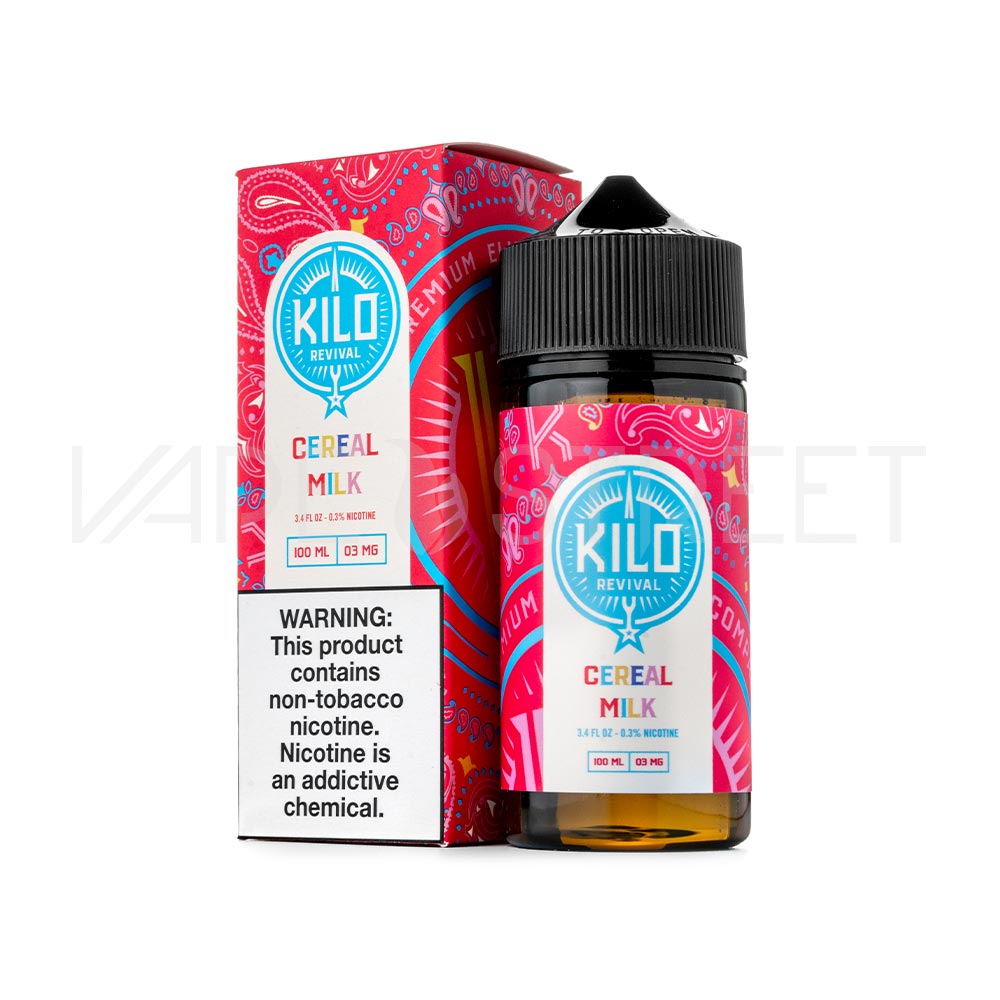 Kilo-Eliquids-Revival-Cereal-Milk Kilo Revival TFN Cereal Milk 100mL Vape Juice
