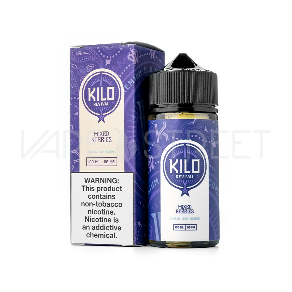 Kilo-Eliquids-Revival-Mixed-Berries Kilo Revival TFN Mixed Berries 100mL Vape Juice