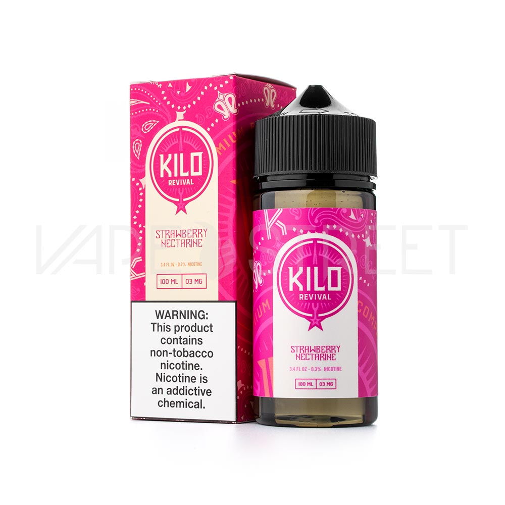 Kilo-Eliquids-Revival-Strawberry-Nectarine Kilo Revival Strawberry Nectarine 100mL Vape Juice