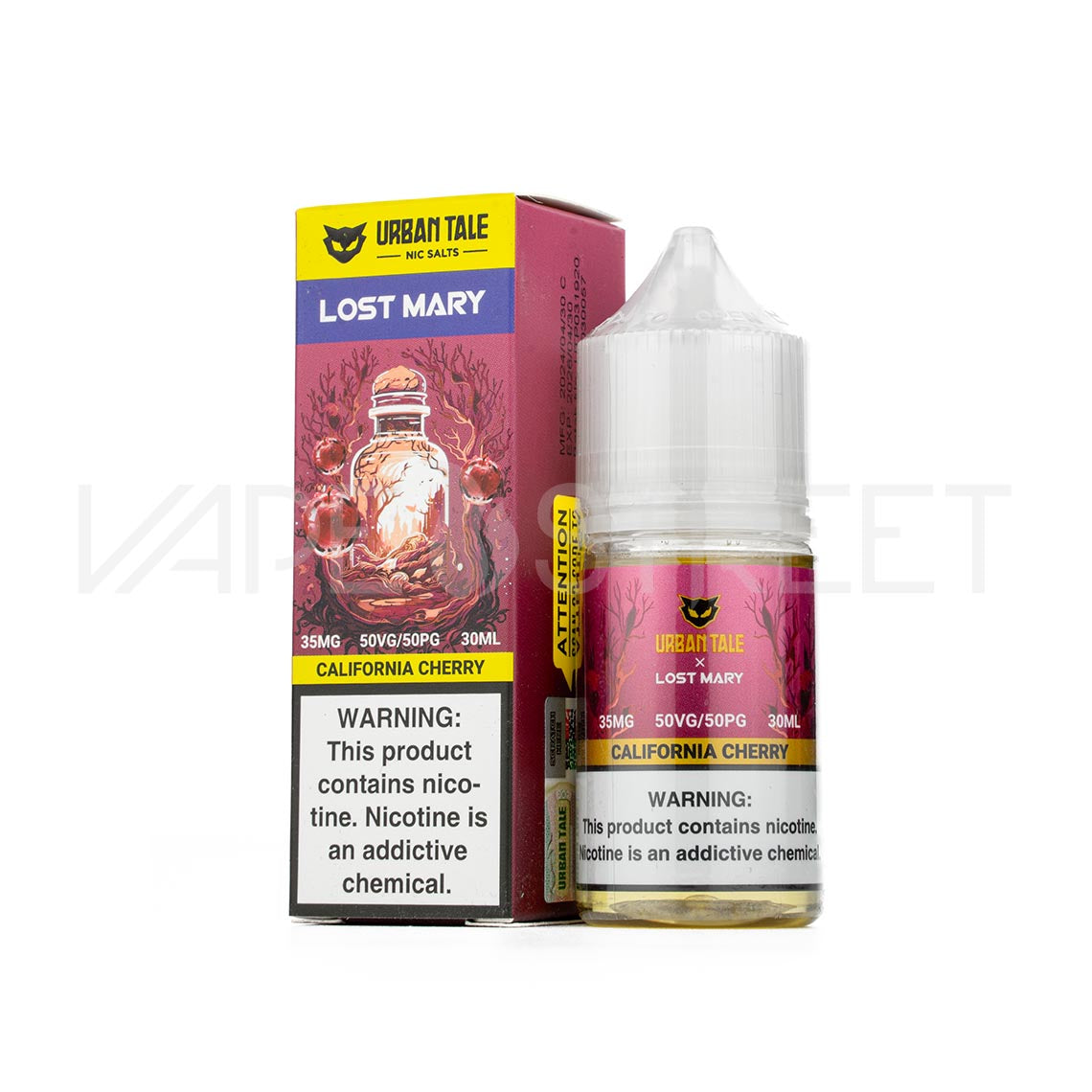 Lost-Mary-Urban-Tale-Nic-Salts-California-Cherry Urban Tale x Lost Mary Nic Salts California Cherry (30ml)