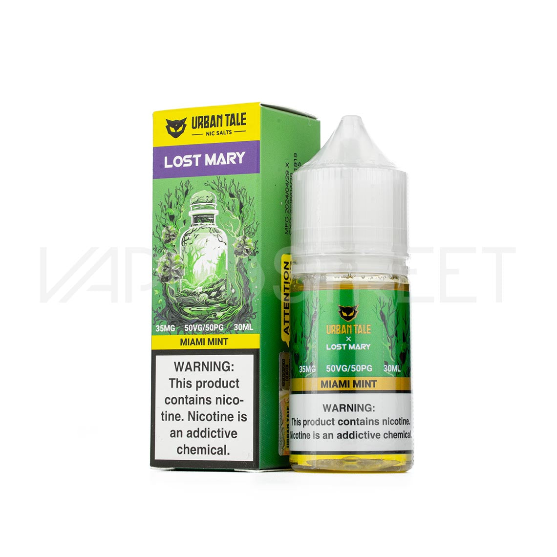 Lost-Mary-Urban-Tale-Nic-Salts-Miami-Mint Urban Tale x Lost Mary Nic Salts Miami Mint (30ml)