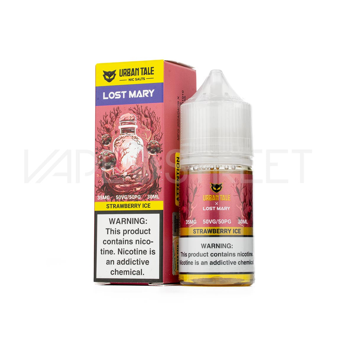 Lost-Mary-Urban-Tale-Nic-Salts-Strawberry-Ice Urban Tale x Lost Mary Nic Salts Strawberry Ice (30ml)
