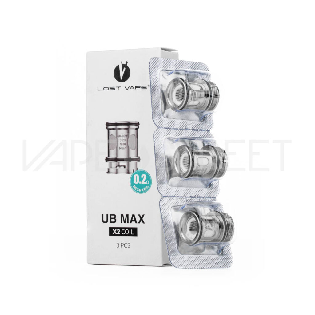Lost-Vape-UB-Max-Replacement-Coils Lost Vape UB Max Replacement Coils 3 Pack