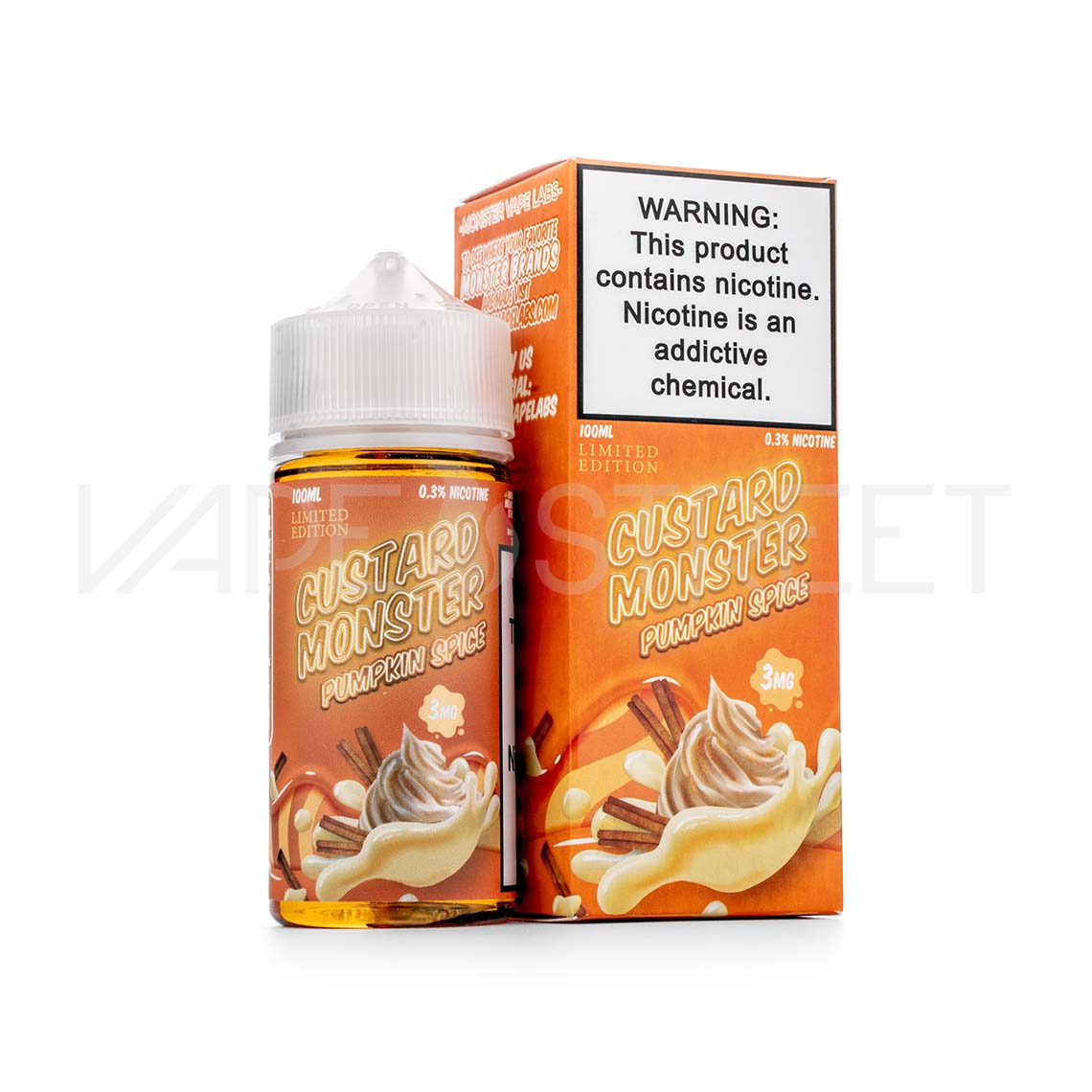 Monster-Vape-Labs-Custard-Monster-Pumpkin-Spice Custard Monster Pumpkin Spice 100ml