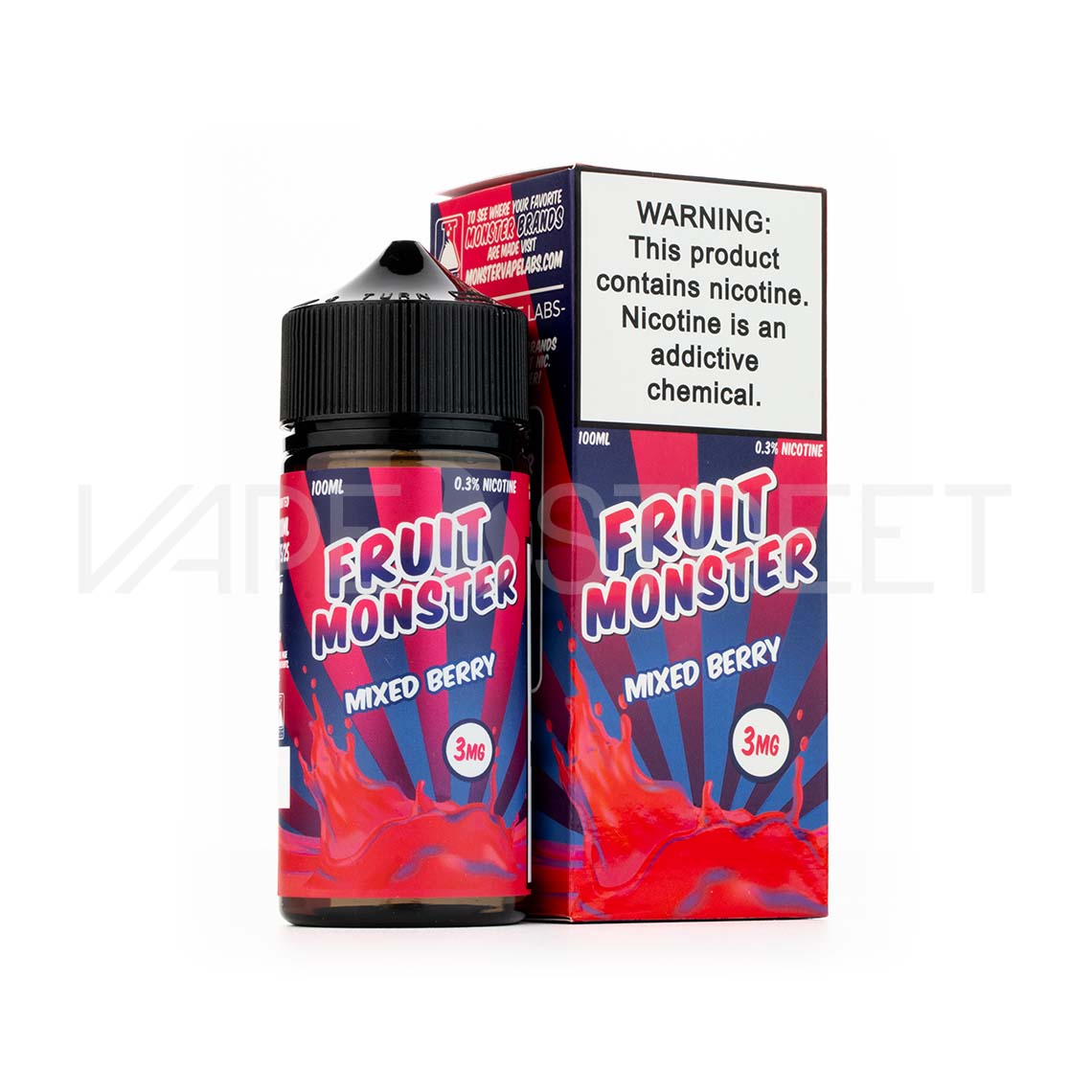 Monster-Vape-Labs-Frut-Monster-Mixed-Berry Fruit Monster Mixed Berries 100mL Vape Juice