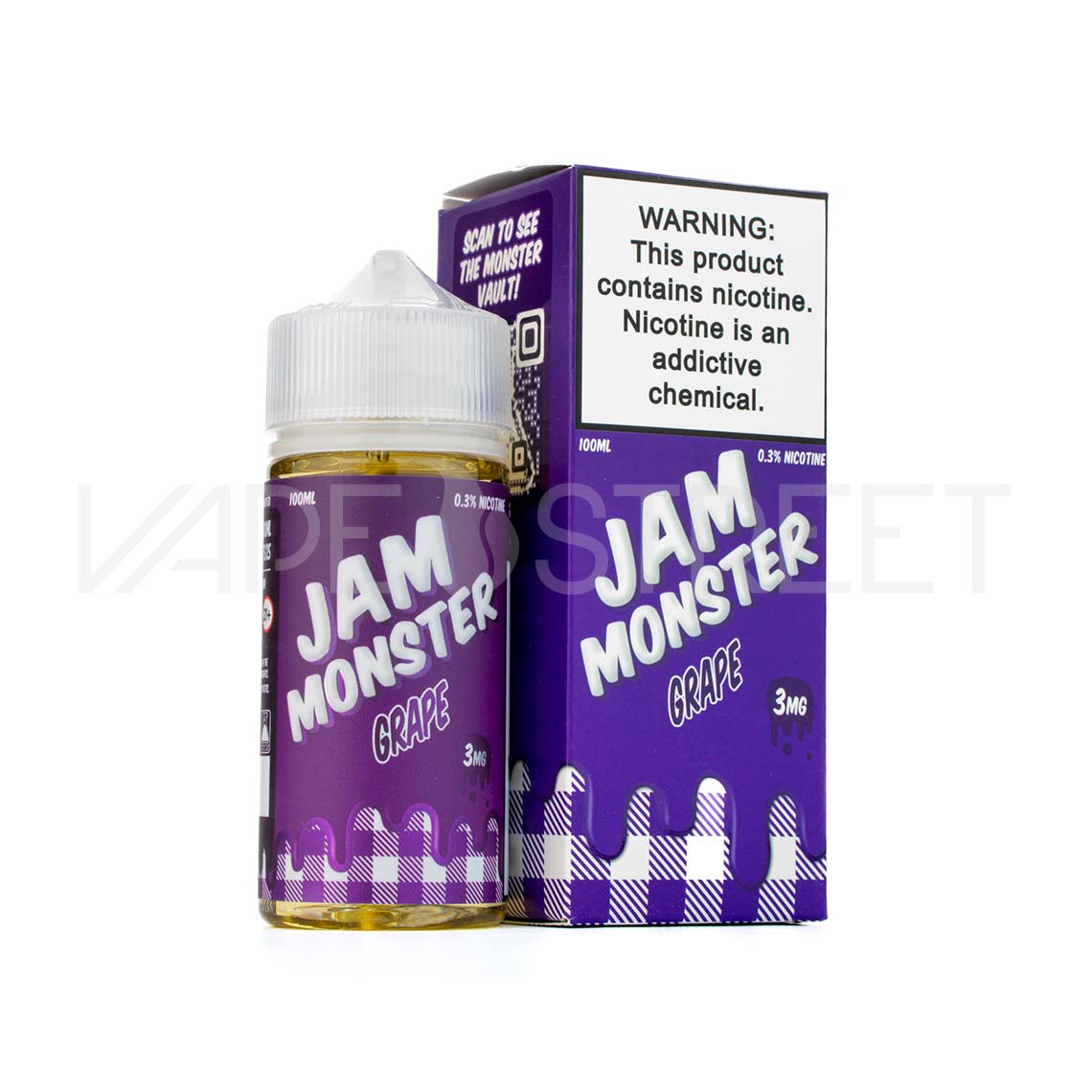 Monster-Vape-Labs-Jam-Monster-Grape Jam Monster Grape 100mL Vape Juice
