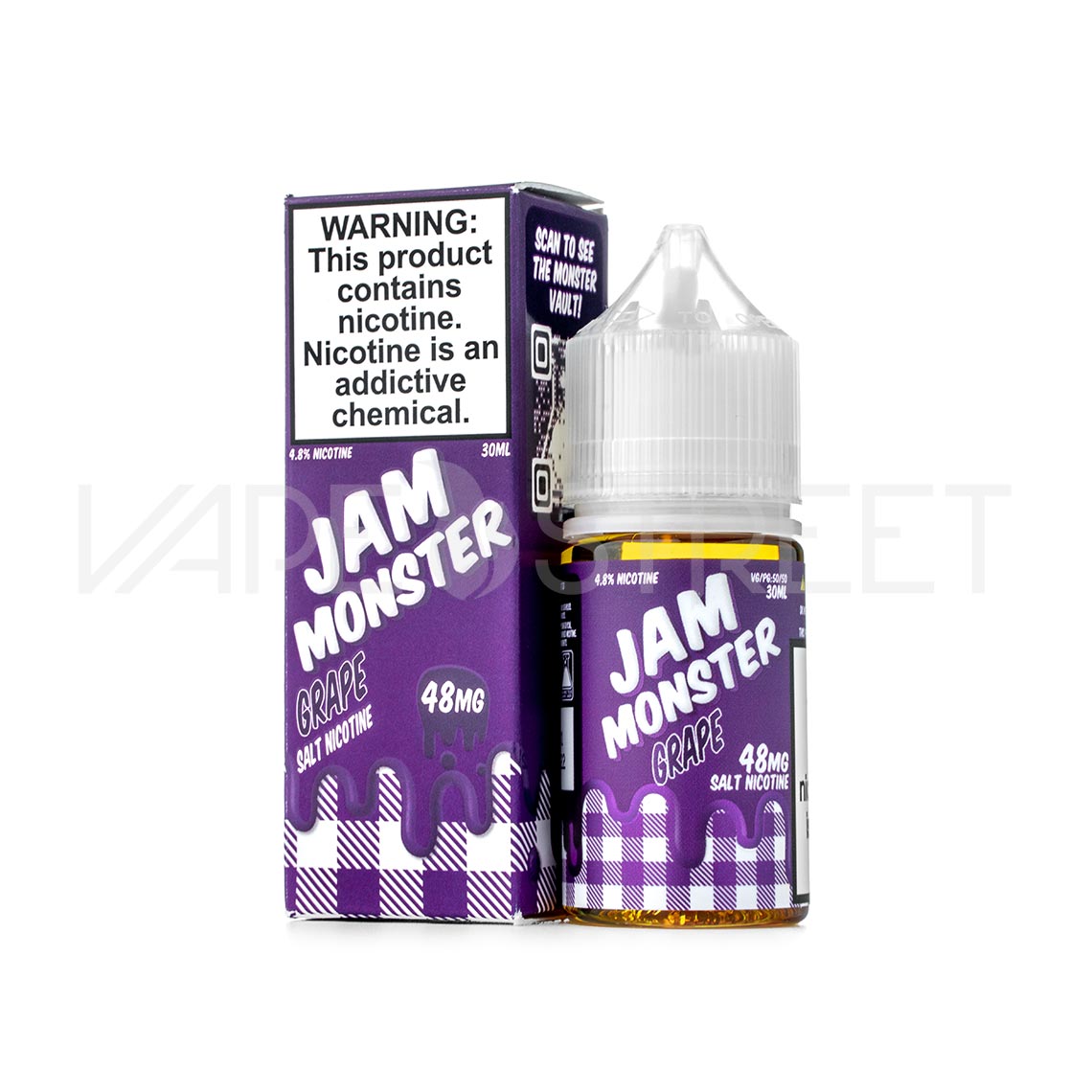 Monster-Vape-Labs-Jam-Monster-Salts-Grape Jam Monster Grape Salt 30ml Vape juice
