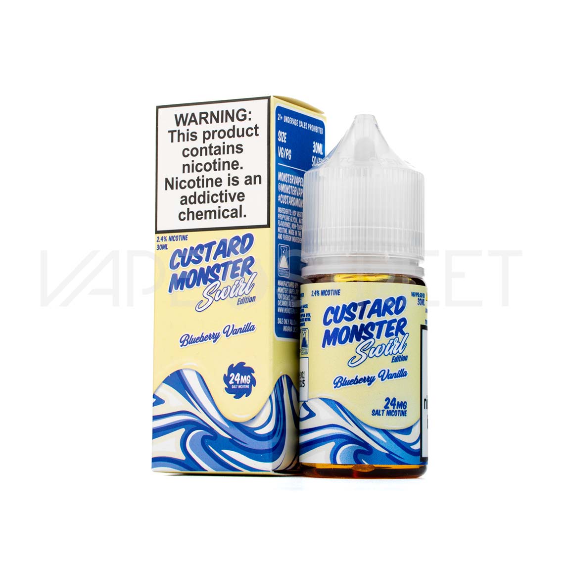Custard Monster Salt Swirl Edition Blueberry Vanilla
