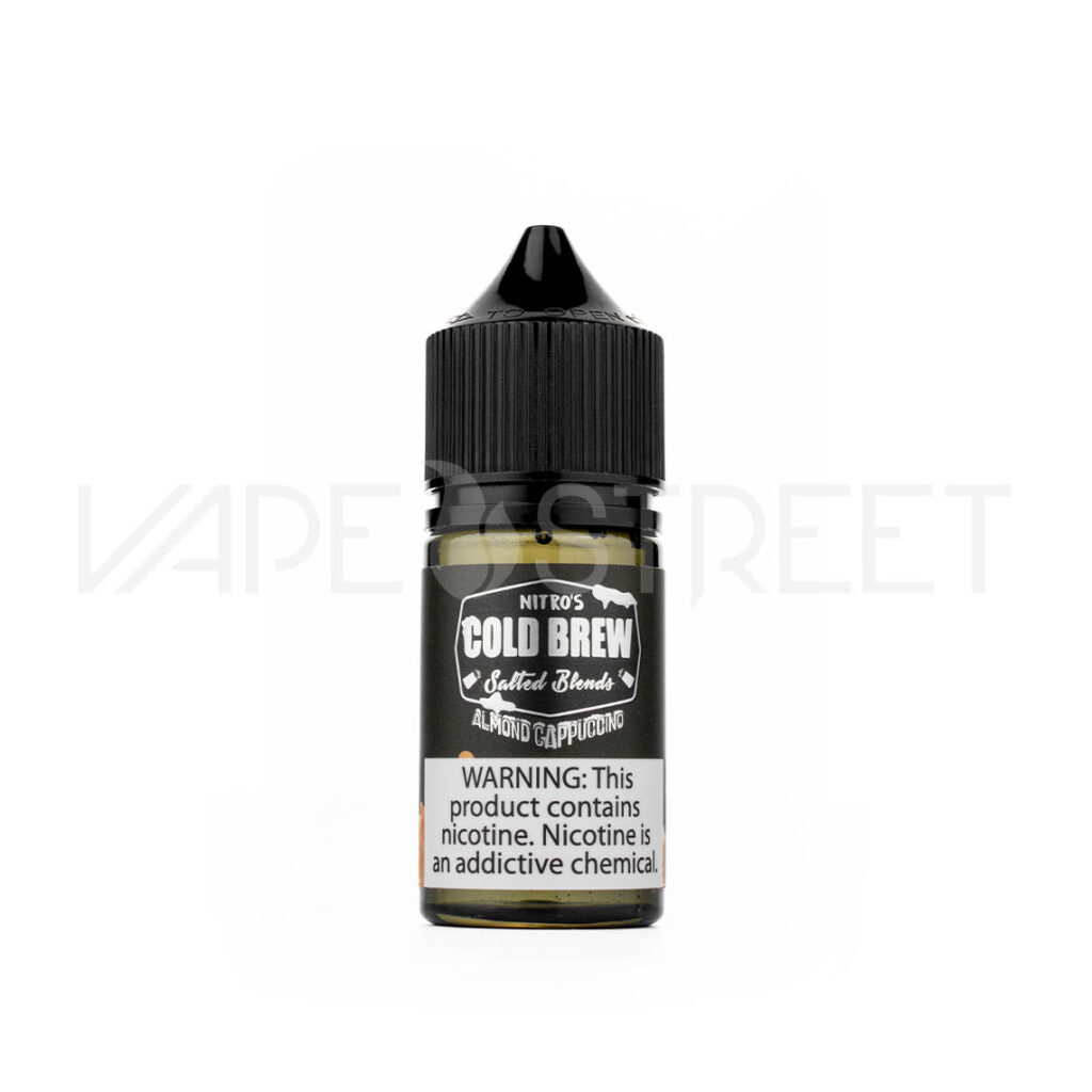 Nitros-Cold-Brew-Salt-Almond-Cappucino Nitro's Cold Brew Almond Cappuccino 30ml