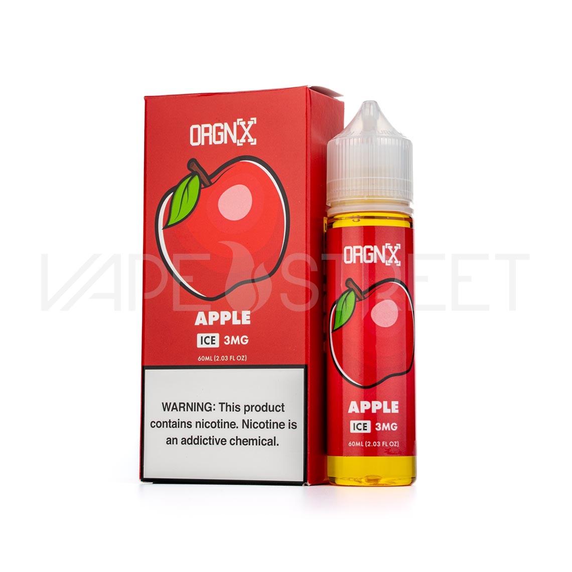 ORGNX-Eliquids-Apple-Ice ORGNX Eliquids Apple Ice 60mL Vape Juice