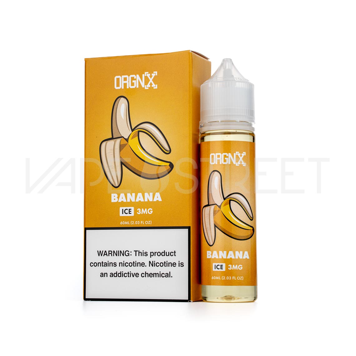 ORGNX-Eliquids-Banana-Ice ORGNX Eliquids Banana Ice 60mL Vape Juice
