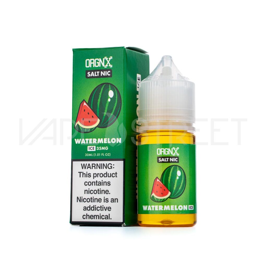 ORGNX-Eliquids-Salt-Nic-Watermelon-Ice ORGNX Salt Nic Watermelon Ice 30mL Vape Juice