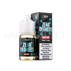 ORGNX-Eliquids-Zero-Degrees-TFN-Salt-30ml ORGNX Eliquids TFN Salt Zero Degrees 30mL Vape Juice