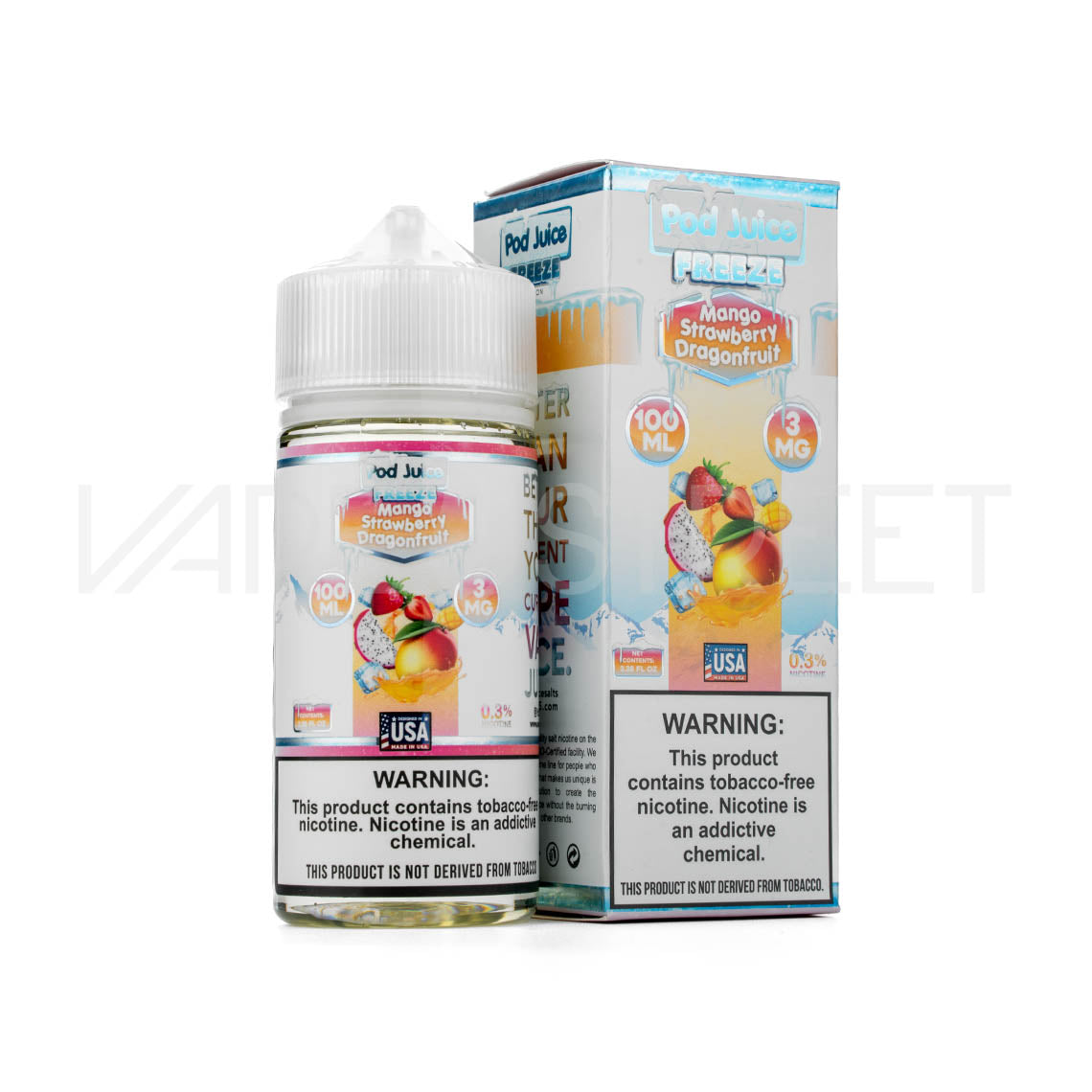 Pod-Juice-100ml-Freeze-Mango-Strawberry-Dragonfruit Pod Juice Freeze Mango Strawberry Dragonfruit 100ml