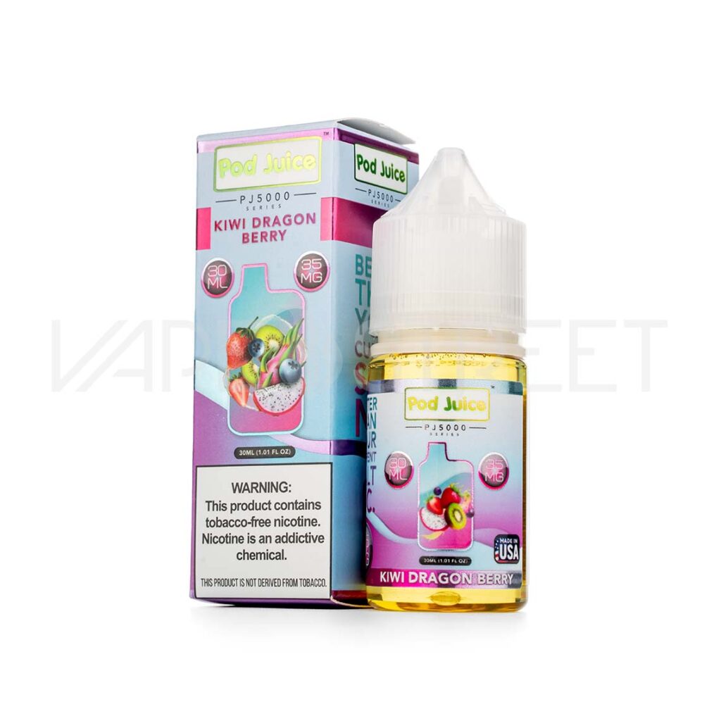Pod-Juice-PJ5000-Series-TFN-Salt-Kiwi-Dragon-Berry Pod Juice Salt PJ5000 Kiwi Dragon Berry 30ml