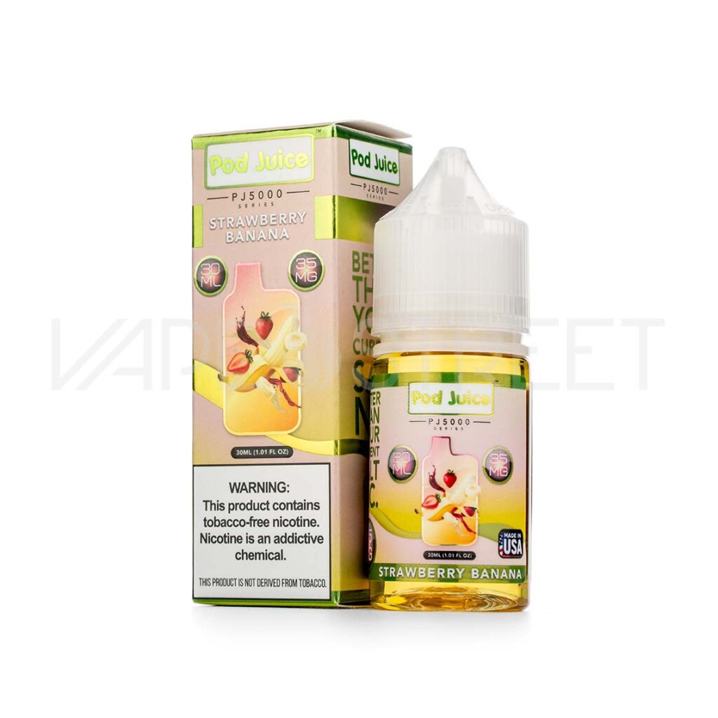 Pod-Juice-PJ5000-Series-TFN-Salt-Strawberry-Banana Pod Juice Salt PJ5000 Strawberry Banana 30ml