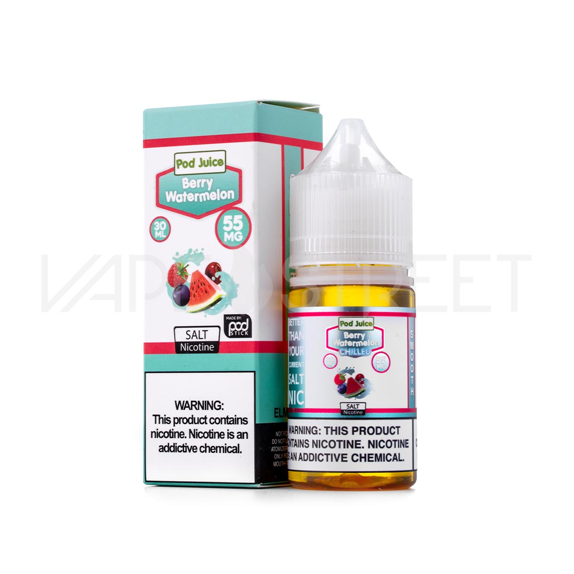 Pod-Juice-Salt-Berry-Watermelon Pod Juice Salt Berry Watermelon Chilled (30ml)