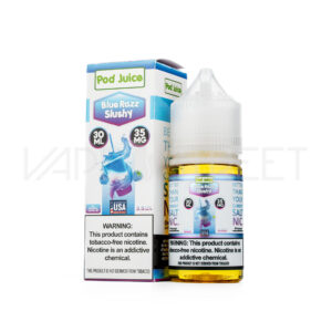 Pod-Juice-Salt-Blue-Razz-Slushy Pod Juice Salt Blue Razz Slushy 30ml