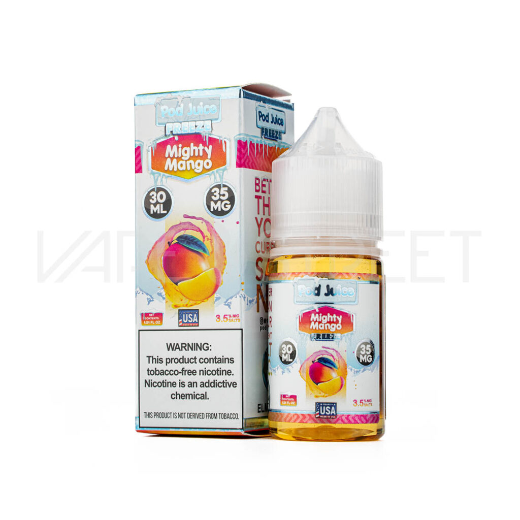 Pod-Juice-Salt-Freeze-Mighty-Mango Pod Juice Salt Freeze Mighty Mango 30ml