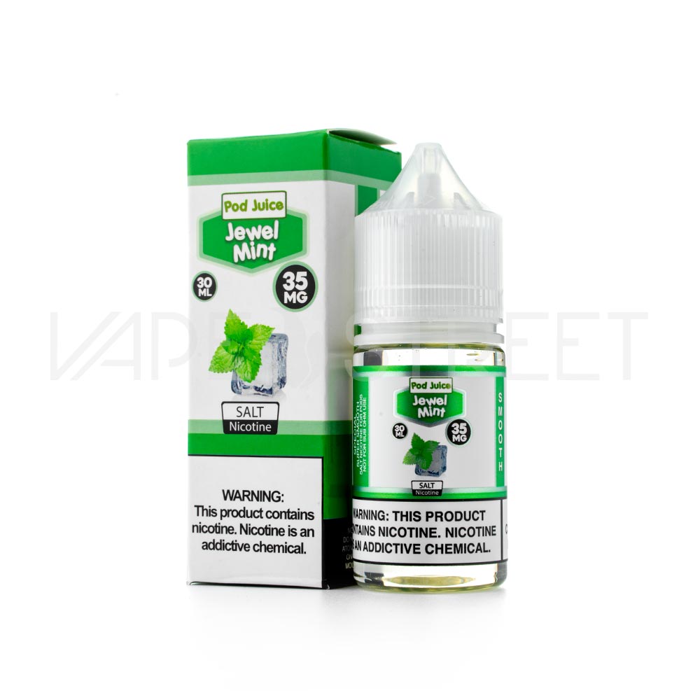 Pod Juice Salt Jewel Mint 30mL Vape Juice