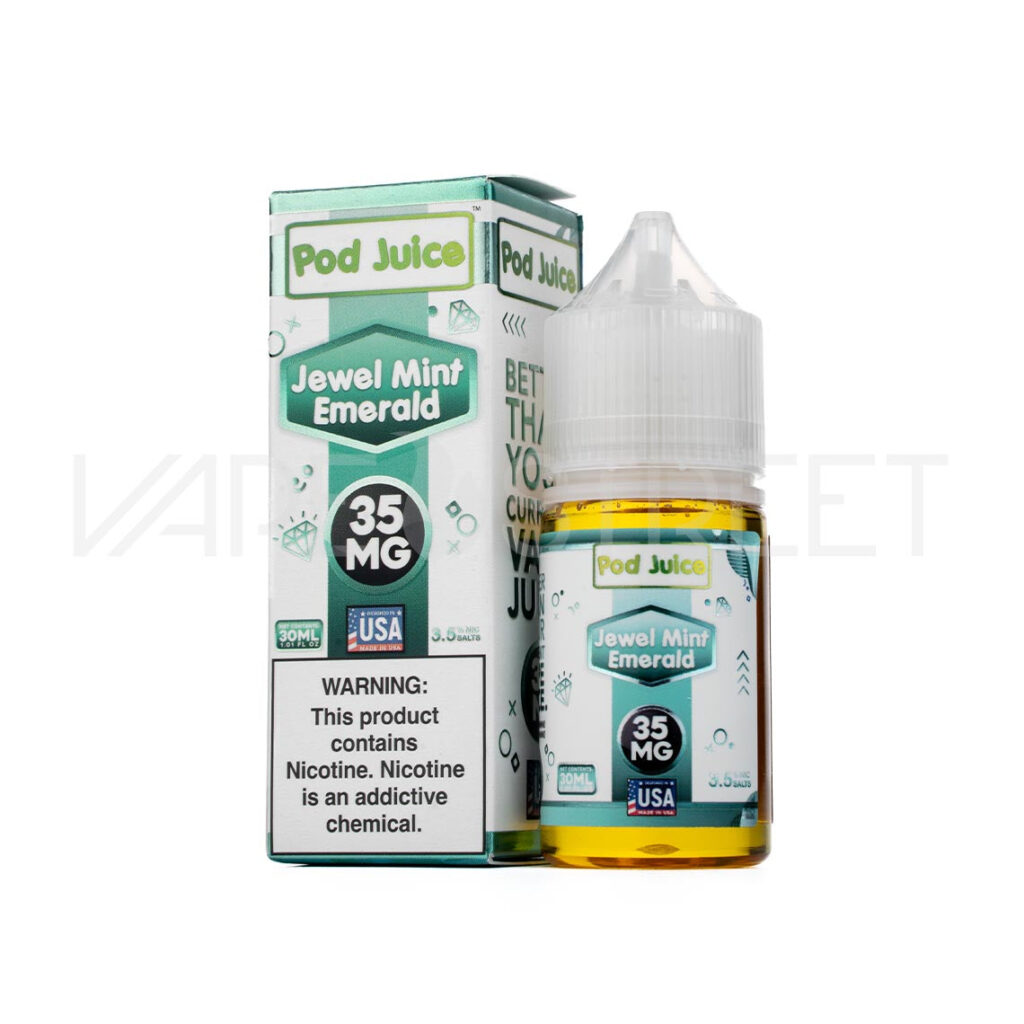 Pod-Juice-Salt-Jewel-Mint-Emerald Pod Juice Salt Jewel Mint Emerald (30ml)