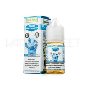 Pod-Juice-Salt-Jewel-Mint-Sapphire Pod Juice Salt Jewel Mint Sapphire Salt Nicotine 30ml Vape Juice