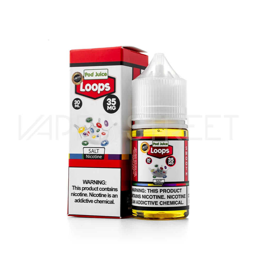 Pod-Juice-Salt-Loops Pod Juice Salt Loops Salt Nicotine Vape Juice 30ml