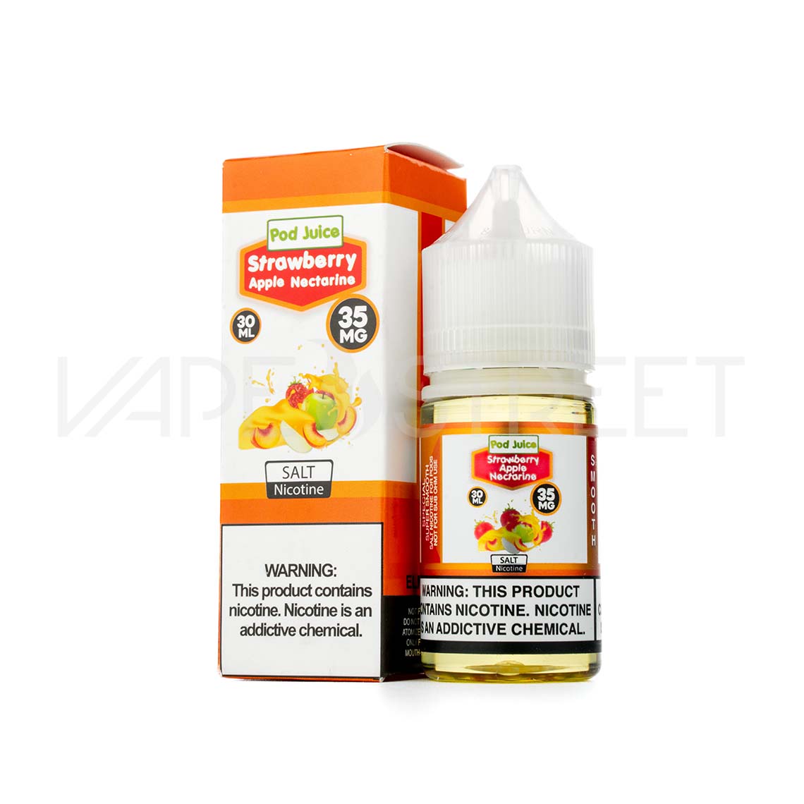 Pod-Juice-Salt-Strawberry-Apple-Nectarine Pod Juice Strawberry Apple Nectarine 30ml