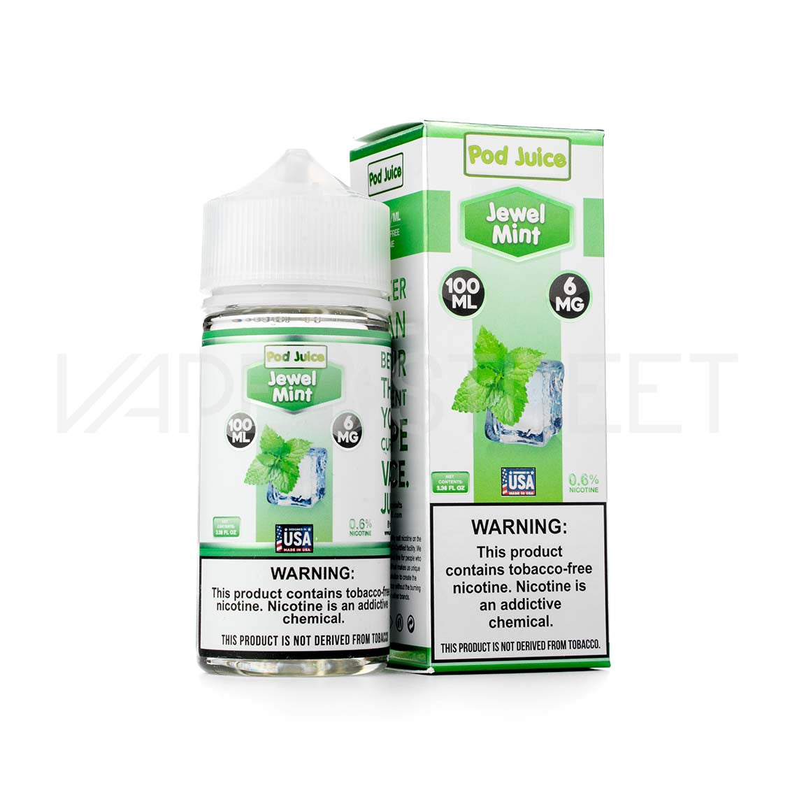 Pod-Juice-TFN-Jewel-Mint Pod Juice E-Liquid Jewel Mint 100ml