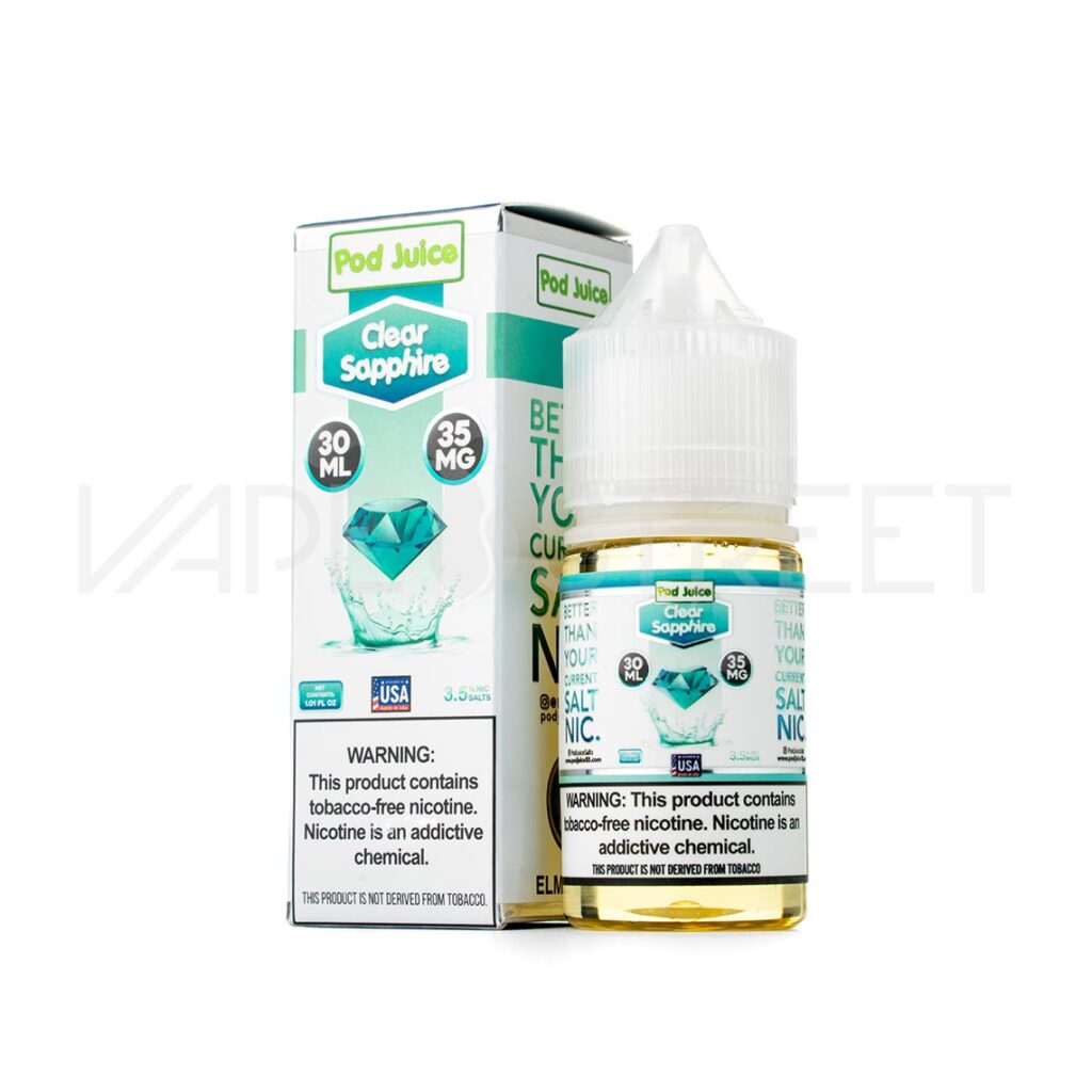 Pod Juice Salt Clear Sapphire 30ml