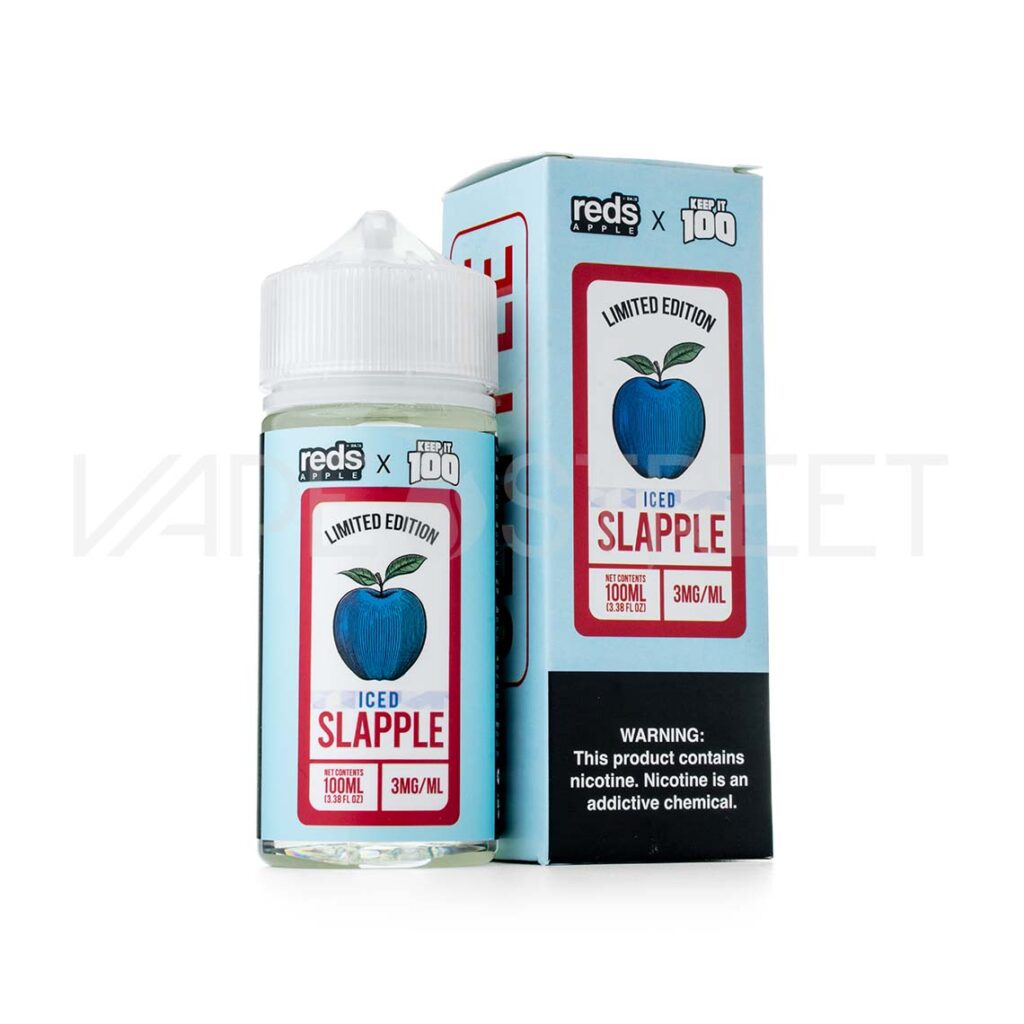 Reds-Apple-Keep-It-100-Limited-Edition-Iced-Slapple 7 Daze Red Apple x Keep it 100 Slapple Iced 100mL