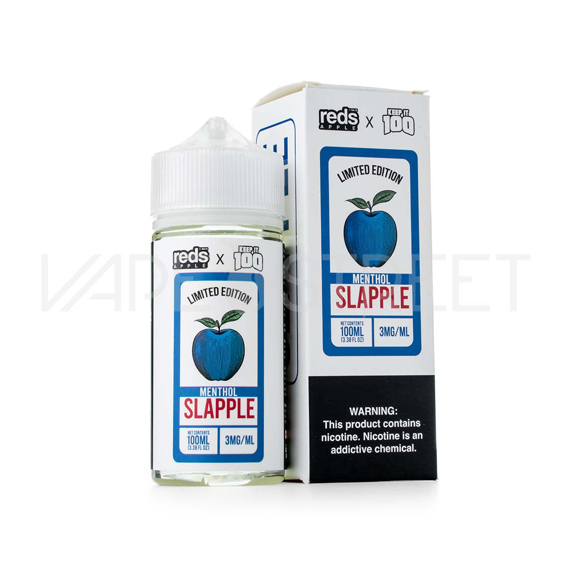 Reds-Apple-Keep-It-100-Limited-Edition-Menthol-Slapple 7 Daze Red Apple x Keep it 100 Slapple Menthol 100mL