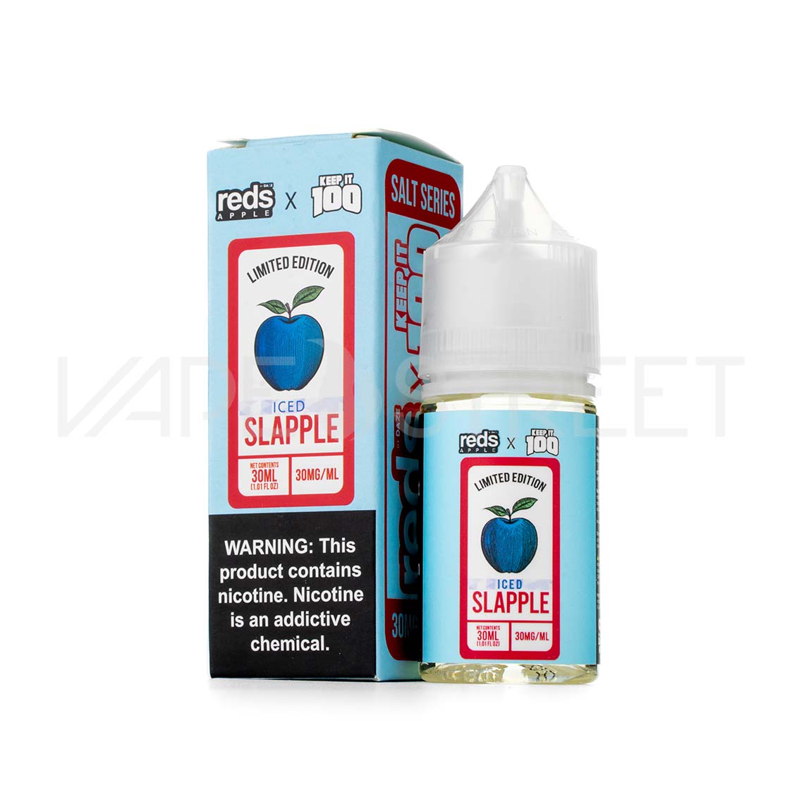 Reds-Apple-Keep-It-100-Salt-Limited-Edition-Iced-Slapple 7 Daze Red Apple x Keep it 100 Salt Slapple Iced 30mL
