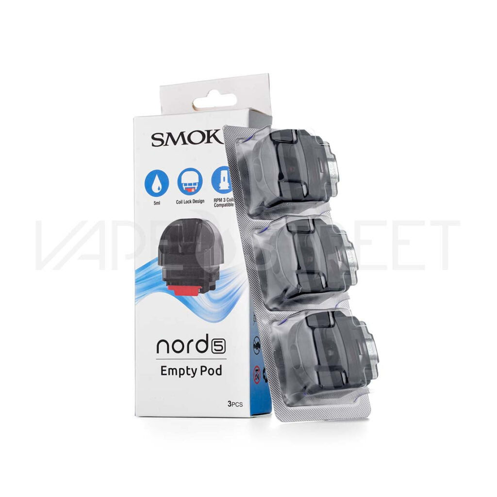 SMOK-Nord-5-Replacement-Pods-02 Smok Nord 5 Empty Pod Cartridge Empty Pod
