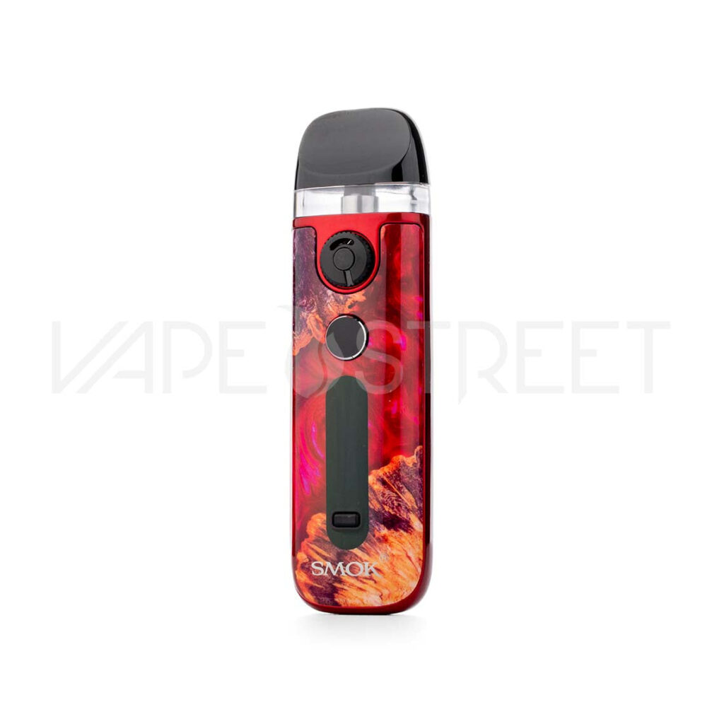 SMOK-Novo-5-Pod-System-Color-Red-Stabilizing-Wood Smok Novo 5 30W Pod System Red Stabilizing Wood